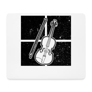 Violin Violinist Violinist - Mouse Pad (horizontal) - white - Front
