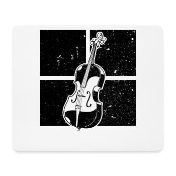 Violoncelliste violoncelliste - Tapis de souris (format paysage) - blanc - Devant