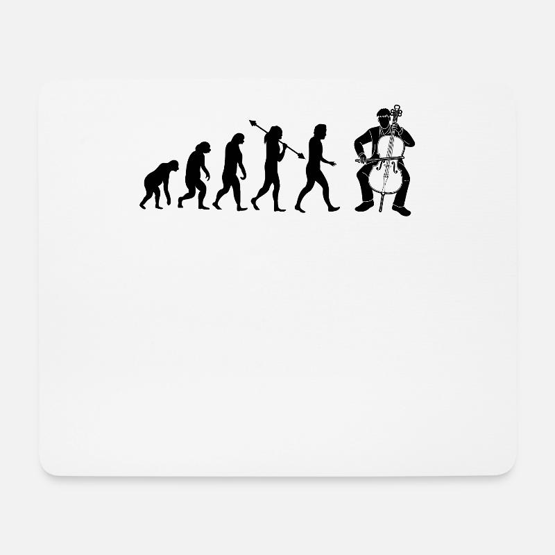Cello cello player cellist - Mouse Pad (horizontal) - white