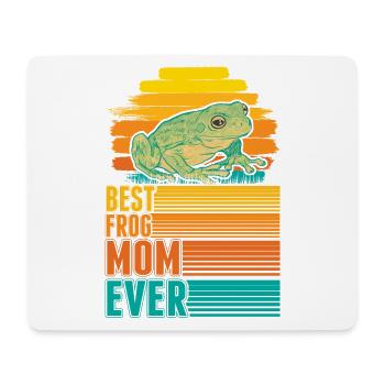 Meilleure maman grenouille - Tapis de souris (format paysage) - blanc - Devant