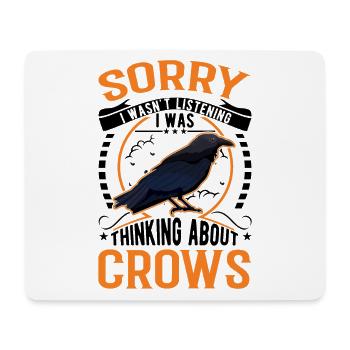 Crow Raven Crow Crow Husbandry Crow Breeder - Mouse Pad (horizontal) - white - Front