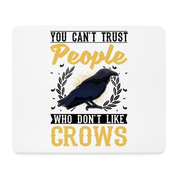 Crow Raven Raven Crow Crow Crow Keeping Crow Breeder - Mouse Pad (horizontal) - white - Front