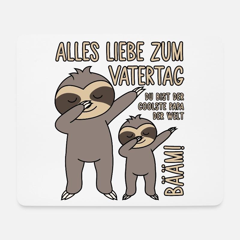 Alles Liebe zum Vatertag - Mousepad (Querformat) - Weiß