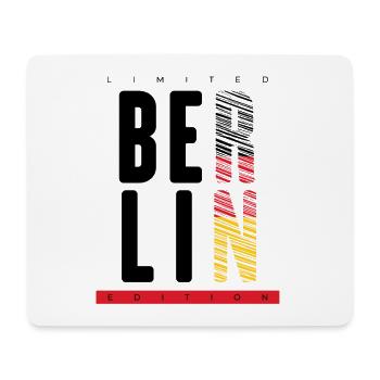 Berlin Fan Reise Souvenir Limited Edition Design - Mousepad (Querformat) - Weiß - Vorne