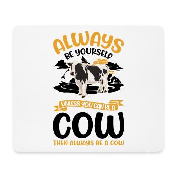 Cow Gift Farmer Cattle Breeder Cows - Mouse Pad (horizontal) - white - Front