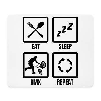 BMX Schedule - Mouse Pad (horizontal) - white - Front