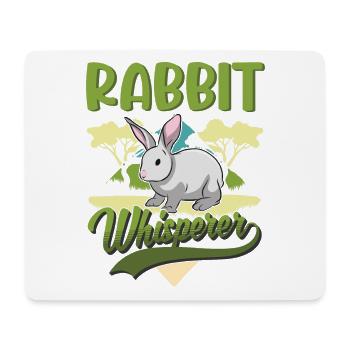 Chuchoteur de lapin Chuchoteur de lapin - Tapis de souris (format paysage) - blanc - Devant