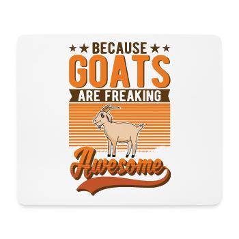 Ziege Ziegenhirte Geschenk - Mousepad (Querformat) - Weiß - Vorne
