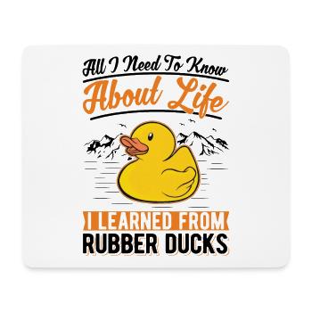 Rubber Duck Gift Rubber Duck Rubber Duck - Mouse Pad (horizontal) - white - Front