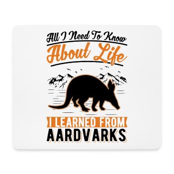 Aardvark Gift Aardvark - Mouse Pad (horizontal) - white - Front
