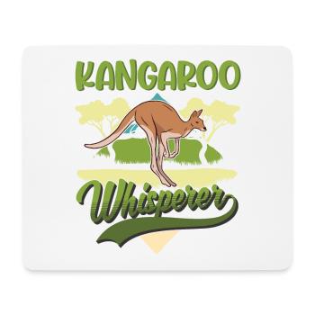 Kangaroo Whisperer Australia Kangaroo - Mouse Pad (horizontal) - white - Front