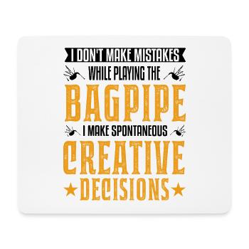 Bagpipes: Creative Choices - Mouse Pad (horizontal) - white - Front