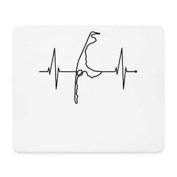 Sylt Skyline Nordsee Herzschlag Nordfriesen Sylter - Mousepad (Querformat) - Weiß - Vorne
