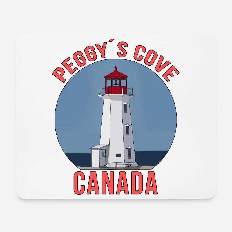 Peggy's Cove, Nova Scotia, Kanada - Mousepad (Querformat) - Weiß