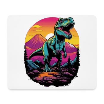 Tyrannosaure Rex - Tapis de souris (format paysage) - blanc - Devant