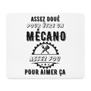 Mécano mécanicien doué - Tapis de souris (format paysage) - blanc - Devant