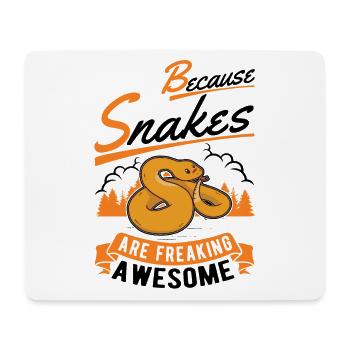 Schlangen Besitzer Schlangenliebhaber - Mousepad (Querformat) - Weiß - Vorne
