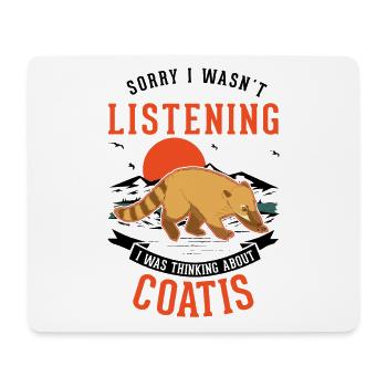 Coati Gift Proboscis Bear Coati - Mouse Pad (horizontal) - white - Front