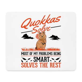 Quokka Gift Short-tailed Kangaroo - Mouse Pad (horizontal) - white - Front