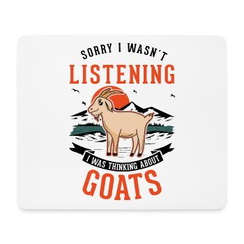 Goats Gift Goat Host Goat - Mouse Pad (horizontal) - white - Front