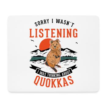 Quokka Gift Short-tailed Kangaroo - Mouse Pad (horizontal) - white - Front