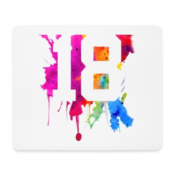 18 YEARS 18TH BIRTHDAY - Mouse Pad (horizontal) - white - Front