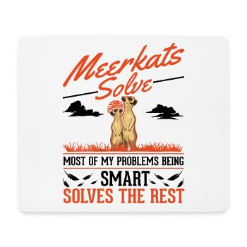 Meerkat Gift Meerkat - Mouse Pad (horizontal) - white - Front