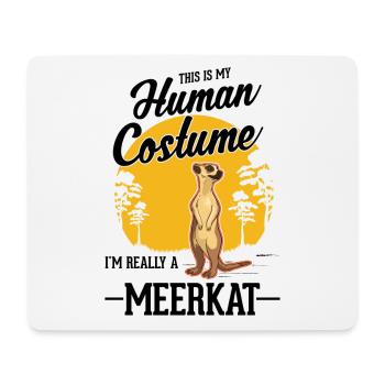 Meerkat Costume Meerkat Halloween - Mouse Pad (horizontal) - white - Front