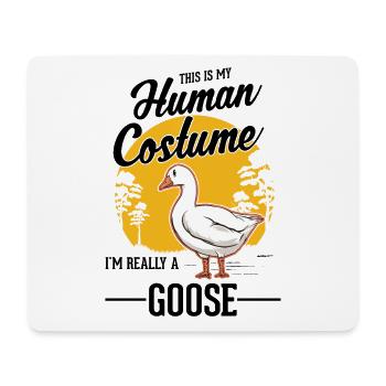 Geese Human Costume Halloween Goose Breeder Goose - Mouse Pad (horizontal) - white - Front