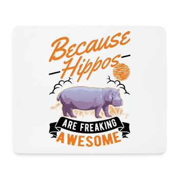 Hippopotamus Gift Hippo Hippo - Mouse Pad (horizontal) - white - Front