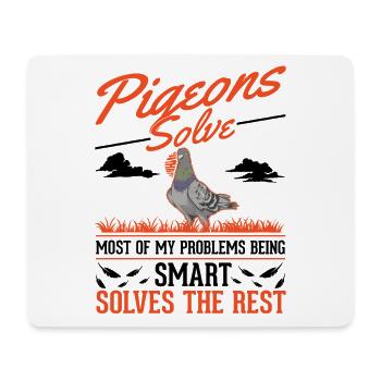 Taube Geschenk Taubenzüchter Brieftaube - Mousepad (Querformat) - Weiß - Vorne