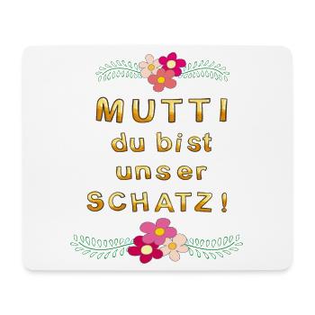 Mutti, Muttertag - Mousepad (Querformat) - Weiß - Vorne