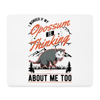 Opossum Gift Possum Marsupial - Mouse Pad (horizontal) - white - Front