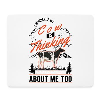 Cow Cattle Breeder Farmer Cows Farmer - Mouse Pad (horizontal) - white - Front