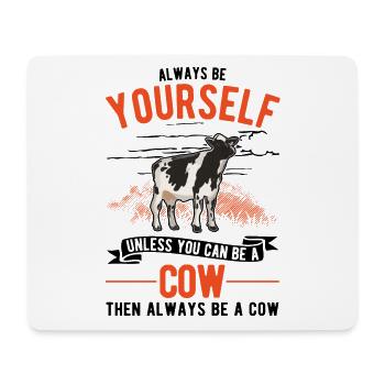 Cow Gift Farmer Cattle Breeder Cows - Mouse Pad (horizontal) - white - Front