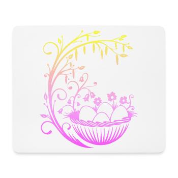 Easter Easter Basket Easter Basket - Mouse Pad (horizontal) - white - Front
