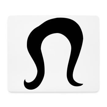 Coiffure - Tapis de souris (format paysage) - blanc - Devant
