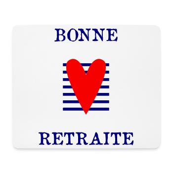 HAPPY RETIREMENT - Mouse Pad (horizontal) - white - Front