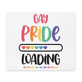 LGBTQ Pride Month - Gay Pride. Loading - Mouse Pad (horizontal) - white - Front