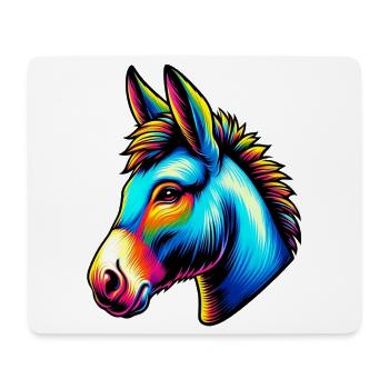 Donkey donkey pacifier mule - Mouse Pad (horizontal) - white - Front