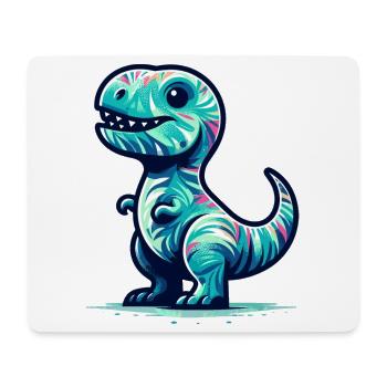 T-Rex Cute Baby Dino Babydino Gift - Mouse Pad (horizontal) - white - Front