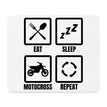 Motocross Saying - Mouse Pad (horizontal) - white - Front