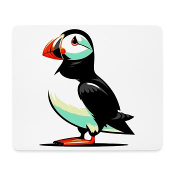 Puffin - Mouse Pad (horizontal) - white - Front