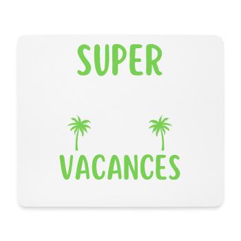 Super retraité en vacances pour toute l année - Tapis de souris (format paysage) - blanc - Devant