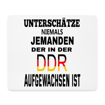 DDR Flag Design auf Kleidung - Mousepad (Querformat) - Weiß - Vorne