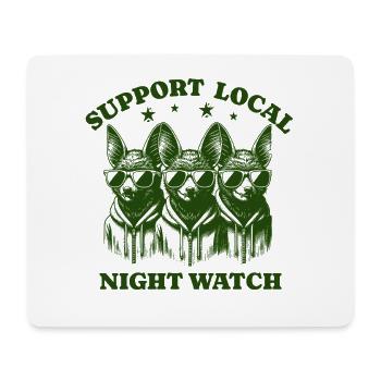 bat Liebe Support Local night watch - Mousepad (Querformat) - Weiß - Vorne