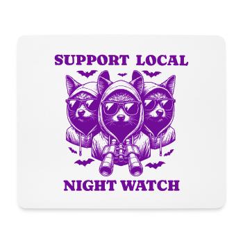 bat Liebe Support Local night watch - Mousepad (Querformat) - Weiß - Vorne