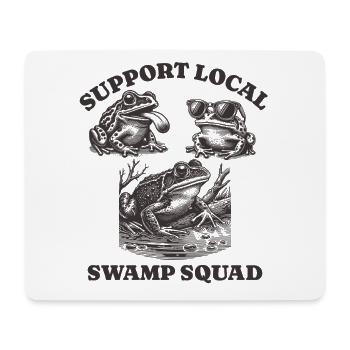 frog Lovers - Support Local swamp squad - Mousepad (Querformat) - Weiß - Vorne