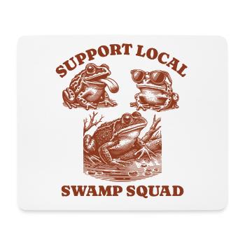 frog Lovers - Support Local swamp squad - Mousepad (Querformat) - Weiß - Vorne