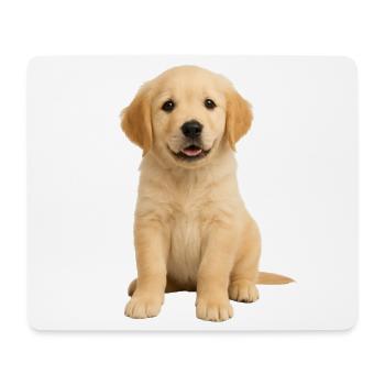 Golden Retriever Welpe - Mousepad (Querformat) - Weiß - Vorne